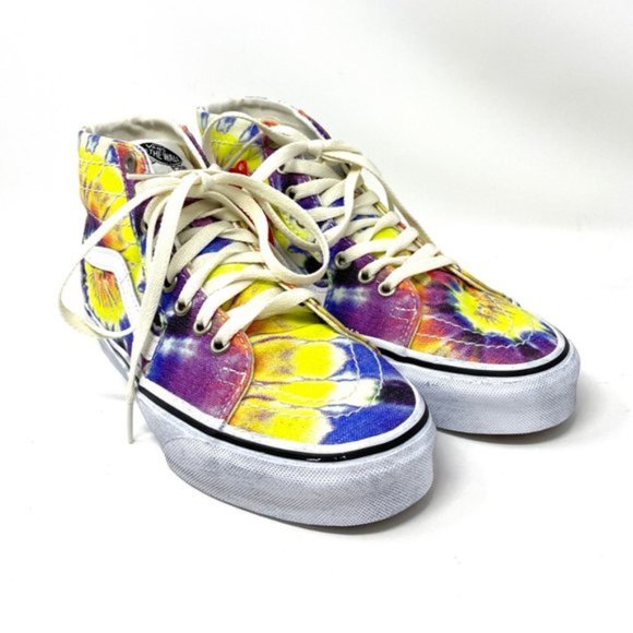 💖MEGA SALE💖Vans Sk8-Hi Women Tapered Washed Eie Bye Multicolor   VN0A4U1619X - Picture 5 of 9